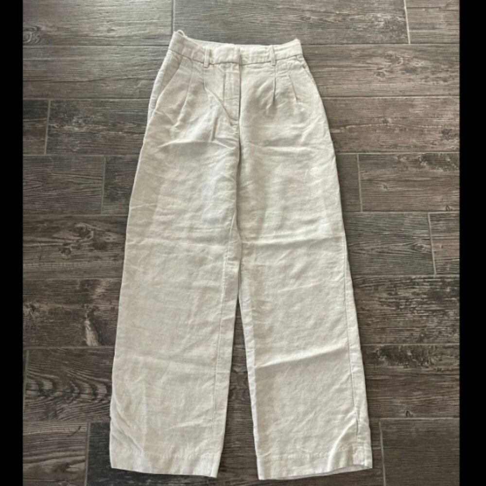 Aritzia Wilfred Linen The Effortless Pants
